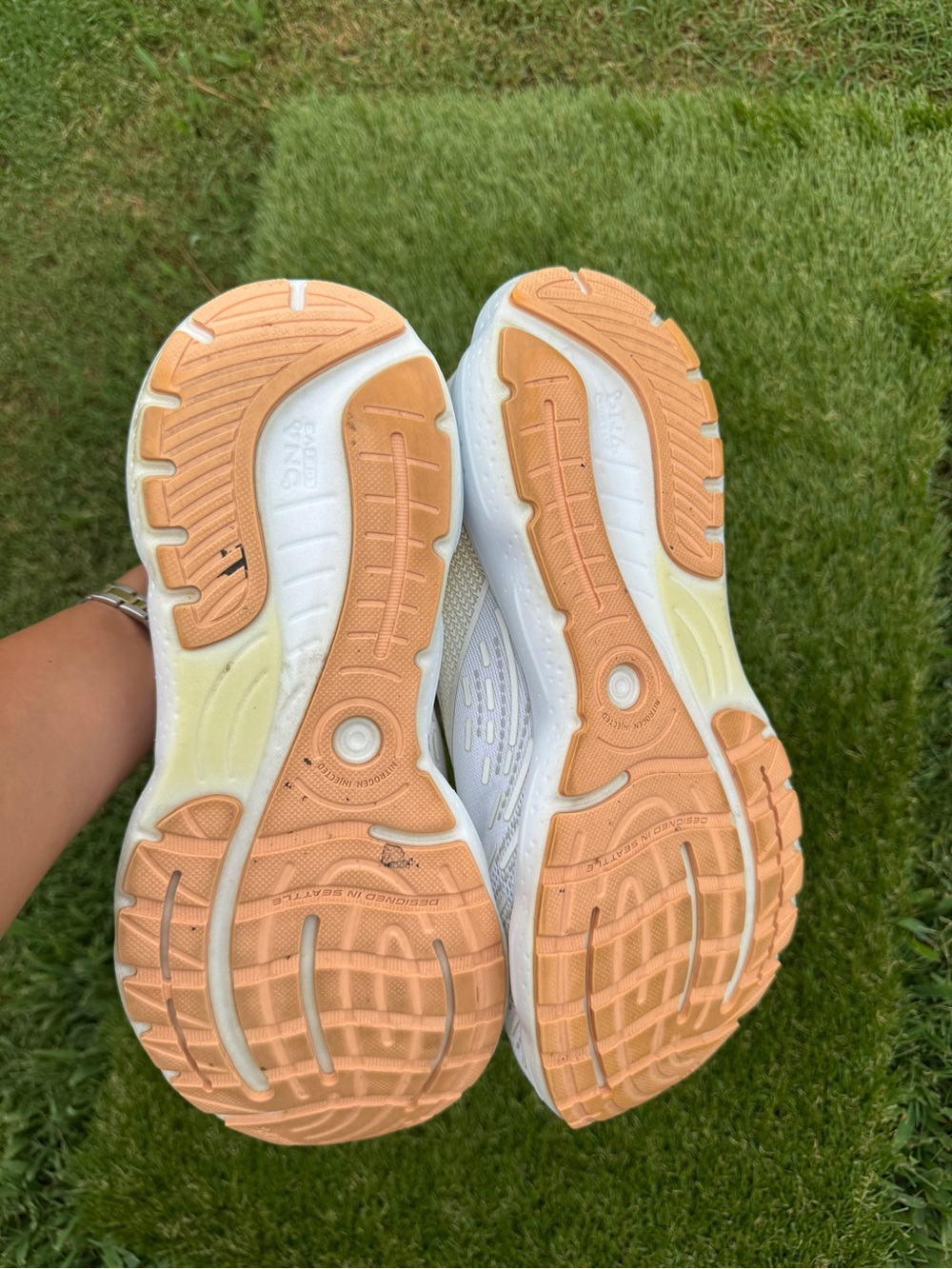 Brooks Wmns Glycerin 20 'White Peach' 9.5 #sneakers #running - Picture 5 of 6